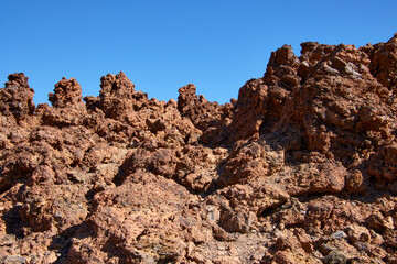Fototapeta premium Strukturen in einer Vulkanlandschaft