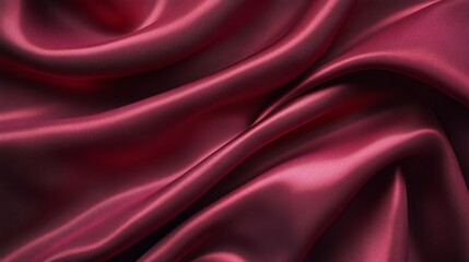Obraz premium Close up of smooth, pink satin fabric.