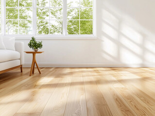 Interior of spacious living room