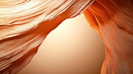 Obraz premium Deep underground cavern with natural rock formations