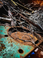 Ued iron plenty on junkyard,steel wasted,