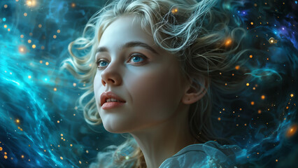 Fantastic, Milky Way, a girl