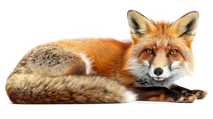 An isolated animal image on a pure white background. The animal has distinct features and a unique charm. Its pose and expression capture attention. The white background makes the animal stand out cle