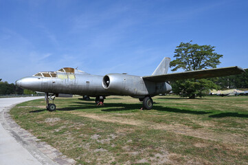 Russian training Jet from the 1940's cold war that was still in service in the 1990's 