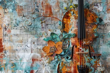 Fototapeta premium Abstract artistic background. Golden brushstrokes. Textured background. Oil on canvas. modern Art. Floral, green, gray, wallpapers, posters, cards, murals, rugs, hangings, prints