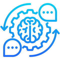 Natural Language Processing Icon