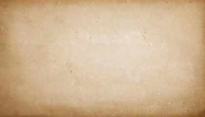 Fototapeta premium Vintage, Aged Parchment Texture with Subtle Stains and Creases. Warm Beige Toned Antique Paper Background for Artistic, Rustic, or Old World Themed Designs and Projects
