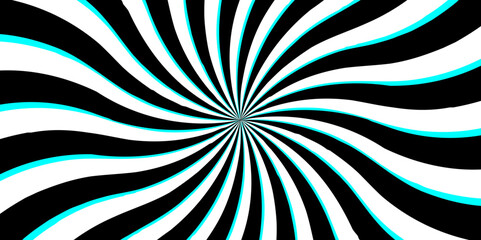 Abstract background with rays retro starburst abstract. Sunburst background vector illustration pattern beam rays. Spiral radial striped backdrop design.	