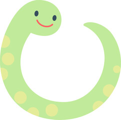 丸まった蛇のフレーム