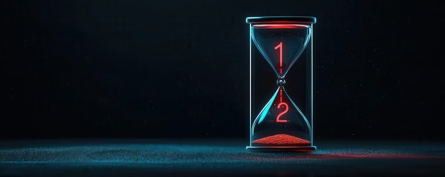 Creative shot of a website launch countdown timer on a screen, symbolizing the final stage of website development before going live Website launch, Countdown timer