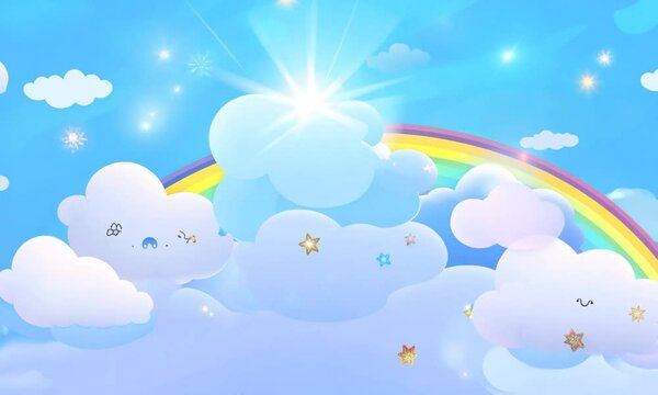 Rainbow Cloudscape