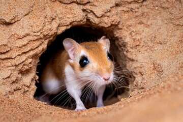 cheesman gerbil from Dubai desert © Sheril