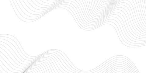 Abstract white background with wavy lines art. Background minimalist concept. Vector