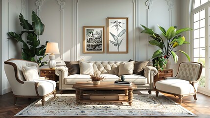 Chinese style living room
