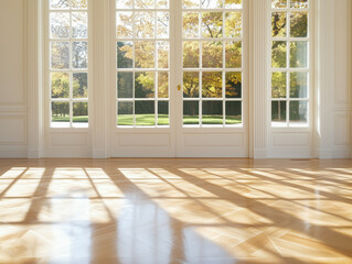 Fototapeta premium open door in mansion 