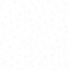 Seamless Holiday Pattern with Christmas Elements