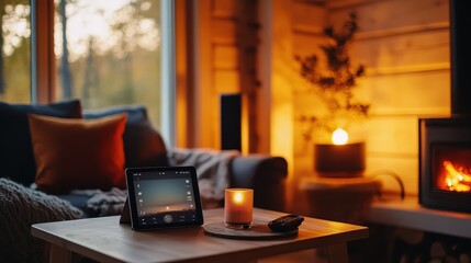 Cozy Cabin Retreat with Fireplace and Technology