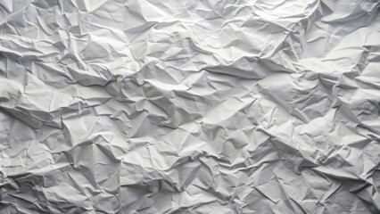 Obraz premium A textured background of crumpled white paper displays intricate folds and shadows, creating an artistic feel. The natural light enhances the design and depth throughout