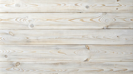 Fototapeta premium The arrangement of smooth, light-colored wooden planks showcases natural textures and patterns, providing a warm and inviting atmosphere in a bright area