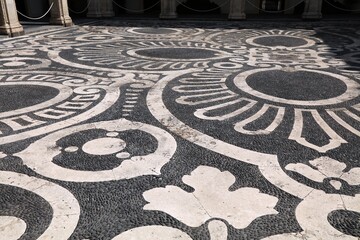 Courtyard of University of Catania, Italy