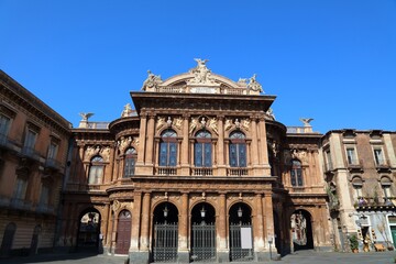 Teatro Massimo Bellini opera house in Catania