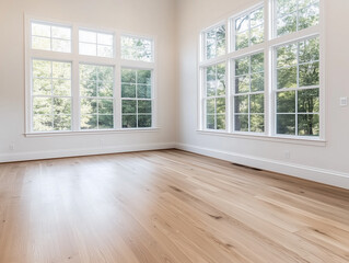 Fototapeta premium Spacious living room and kitchen in contemporary interior 