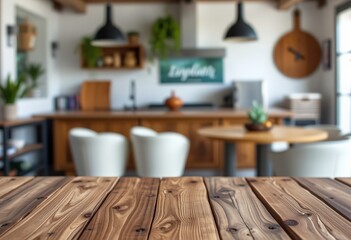 table and chairs in the kitchen