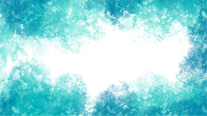 Abstract blue watercolor background.Hand painted watercolor. vector