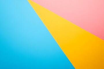 Abstract Background with Blue, Yellow and Pink Colors