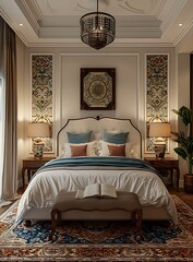 European-style bedroom