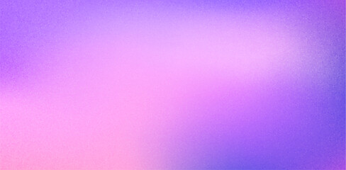 Illustration of banner with Background grainy gradient dust in bright purple and pink colors
