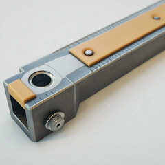 3D Caliper Icon: Precision Dimensional Measurement Illustration Logo