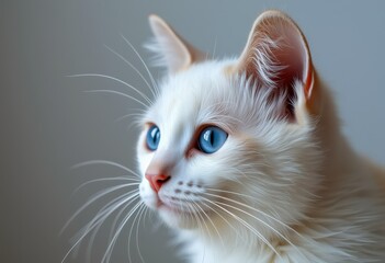 Obraz premium close up portrait of a cat