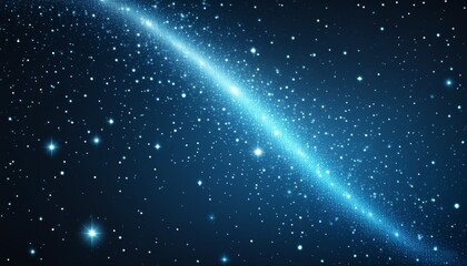 The Milky Way on a starry dark background