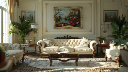 European-style living room