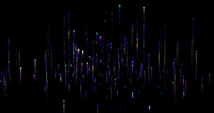 Abstract dot point connect with gradient line design , internationalization social network or business big data connection technology concept 