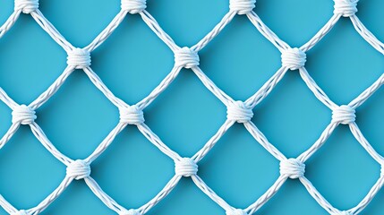Fototapeta premium A repeating pattern of netting, perfect for designs like sports uniforms, soccer goals, or even basketball hoops. It's a versatile design that can be used as a background for sports-themed projects.