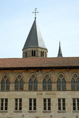Fototapeta premium Abbaye de Cluny XI et XIIé, 71, Cluny, Saône et Loire, région Bourgogne Franche Comté, France