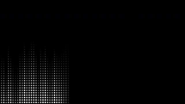 Abstract black white growing financial graph chart background. Video animation Ultra HD 4K 3840x2160
