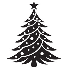 Christmas Tree Icons Vector Illustrations for Holiday Designs