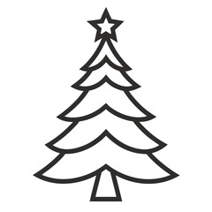 Christmas Tree Icons Vector Illustrations for Holiday Designs