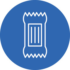 Energy Bar line circle icon