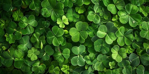 Shamrock Serenity. Minimalistic wallpaper design