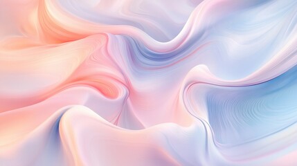 Obraz premium Ethereal Fabric: A Captivating Pastel Landscape