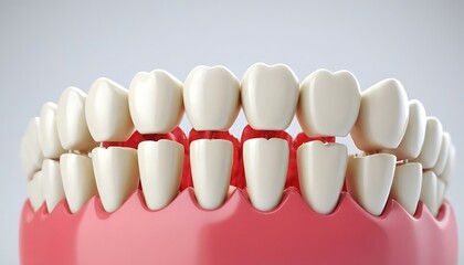 A funny animated tooth shows a cool gesture on a multicolored background. 3d animation.teeth, dental, dentist, dentistry, mouth, smile, three-dimensional, health, care, cartoon, 