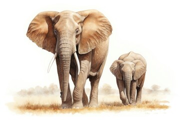 Elephant wildlife animal mammal.