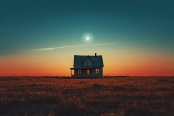 Fototapeta premium House architecture astronomy outdoors.