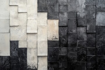 Black and White Wall Texture