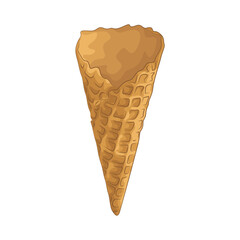 Illustration of ice cream cone 