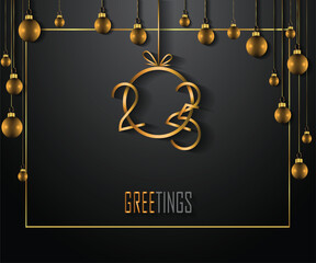 2025 Happy New Year and merry christmas background for your seasonal invitations, festive posters, greetings cards.